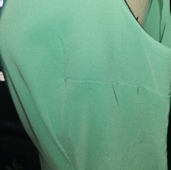 Alyx Womans Sleeveless Green Dress Size 14 - Picture 8 of 13